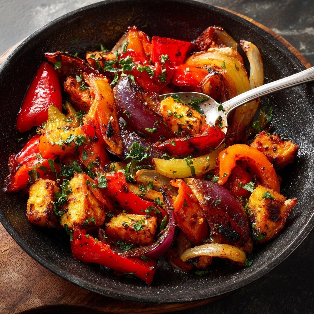 Smoky Paprika Veggie Skillet