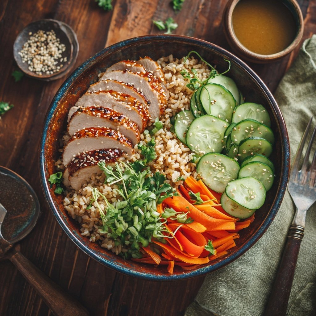 High Protein Turkey Rice Bowl