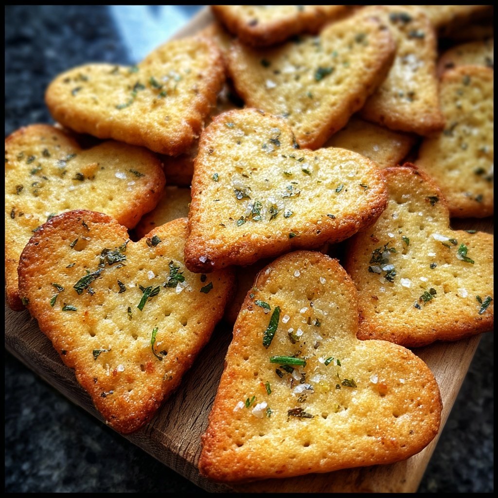 Valentines Snacks Heart Shaped Crackers