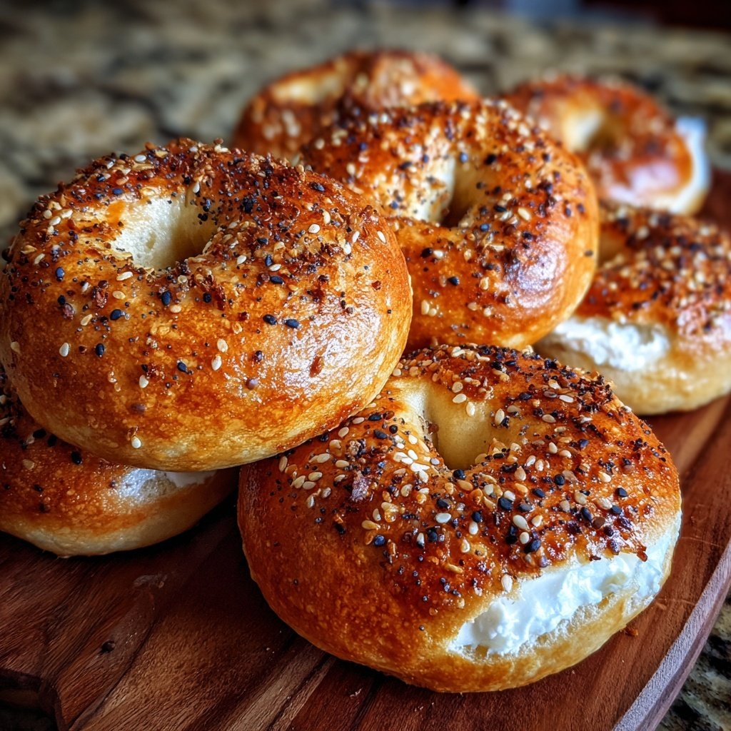 Soft Yogurt Bagels Oven Baked