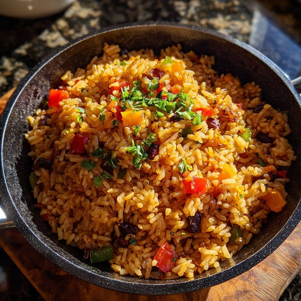 Jamaican Spiced Vegetable Rice