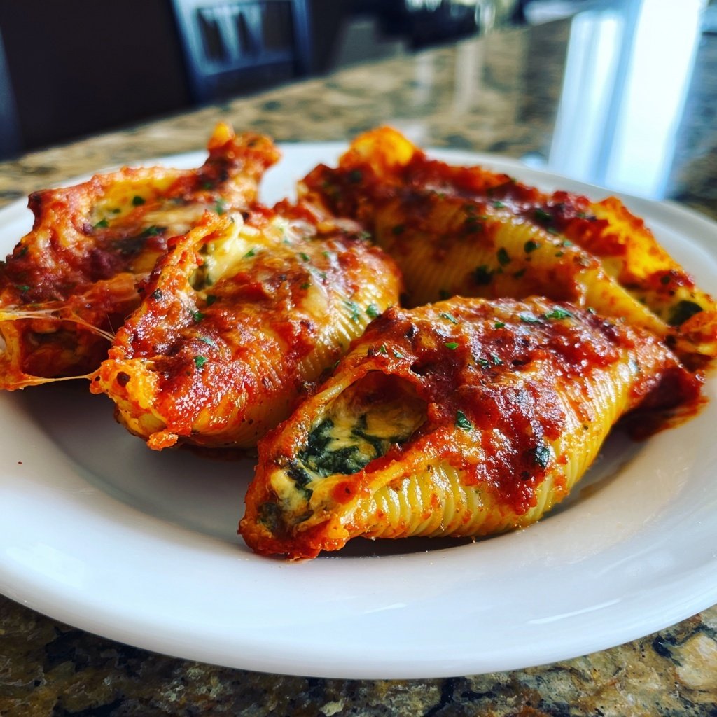 Sunday Vegetable Stuffed Shells