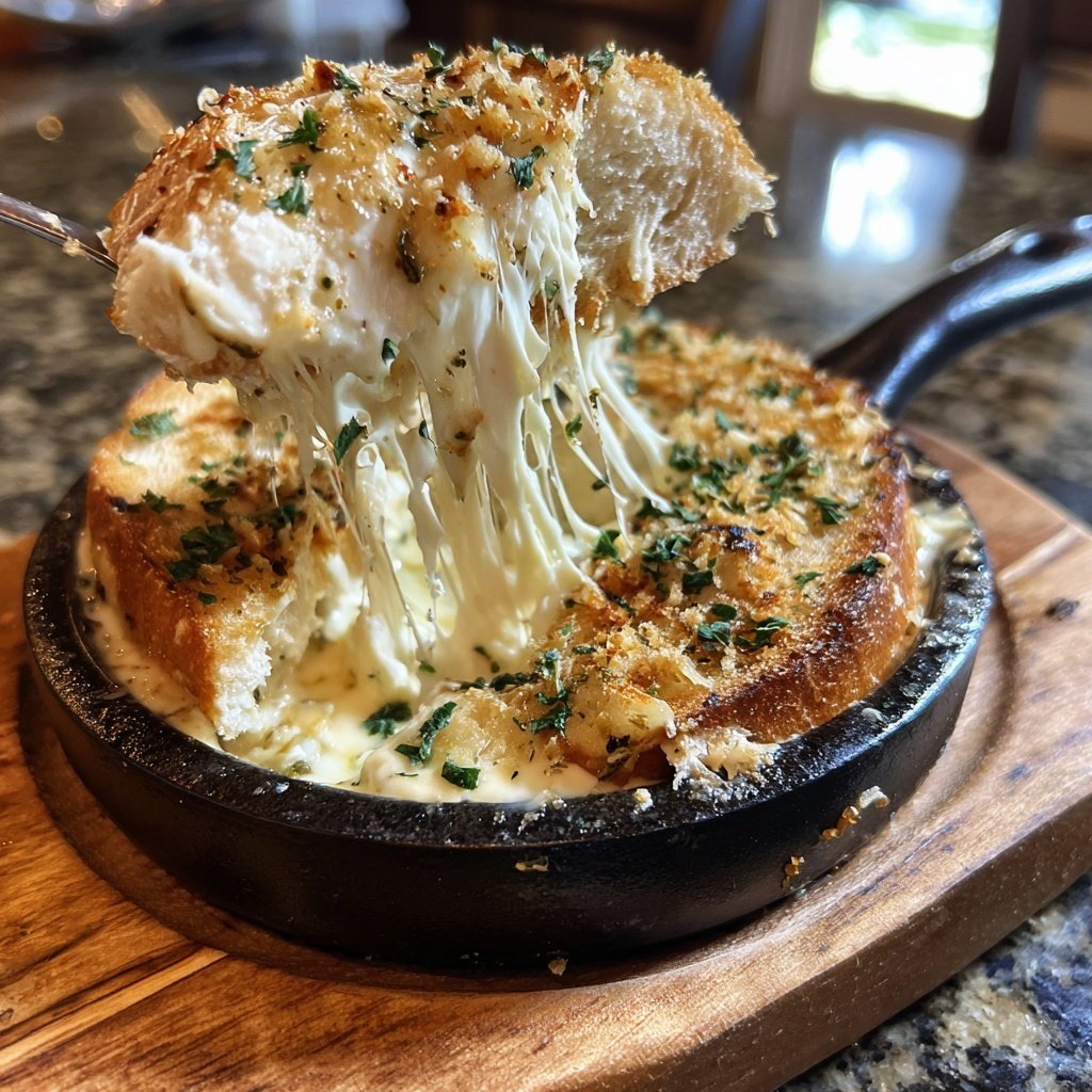 Fondue with Goat Cheese and Herbs