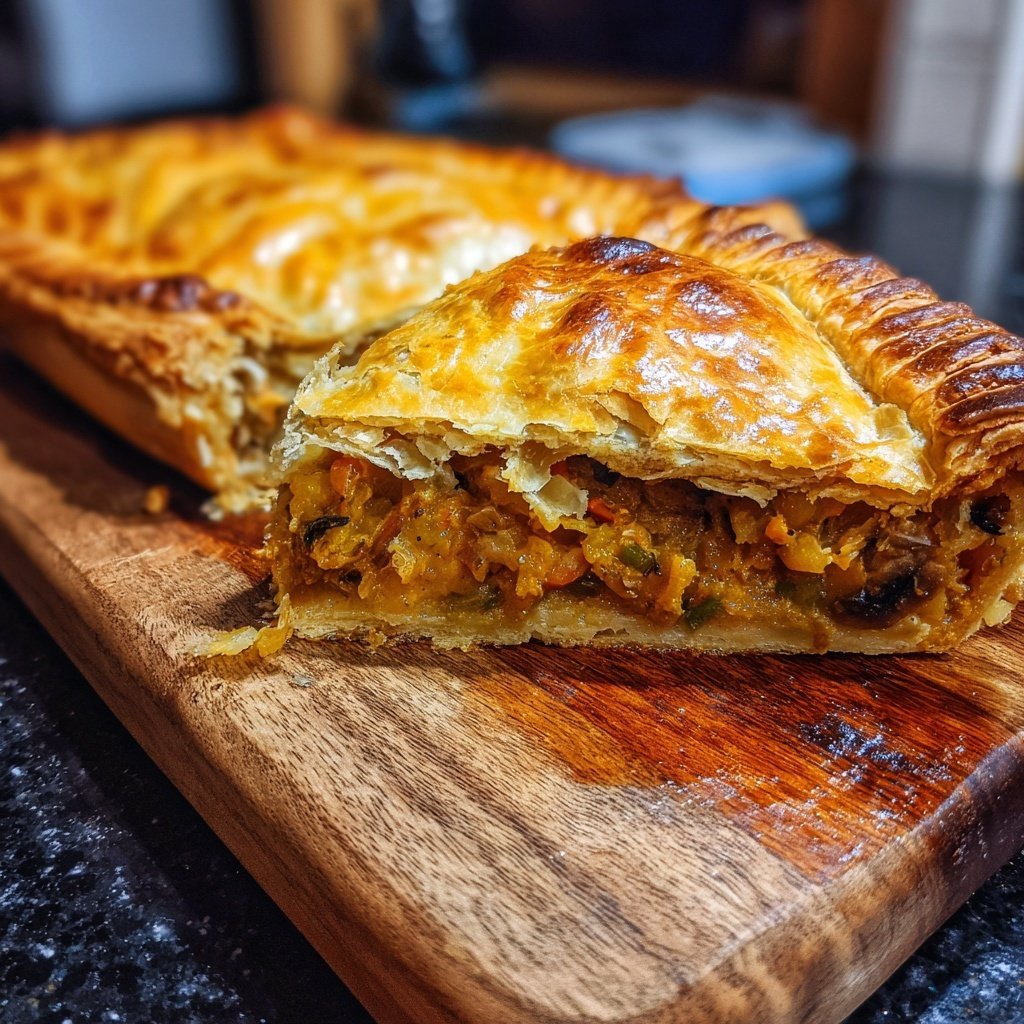 Sunday Mushroom and Leek Pie