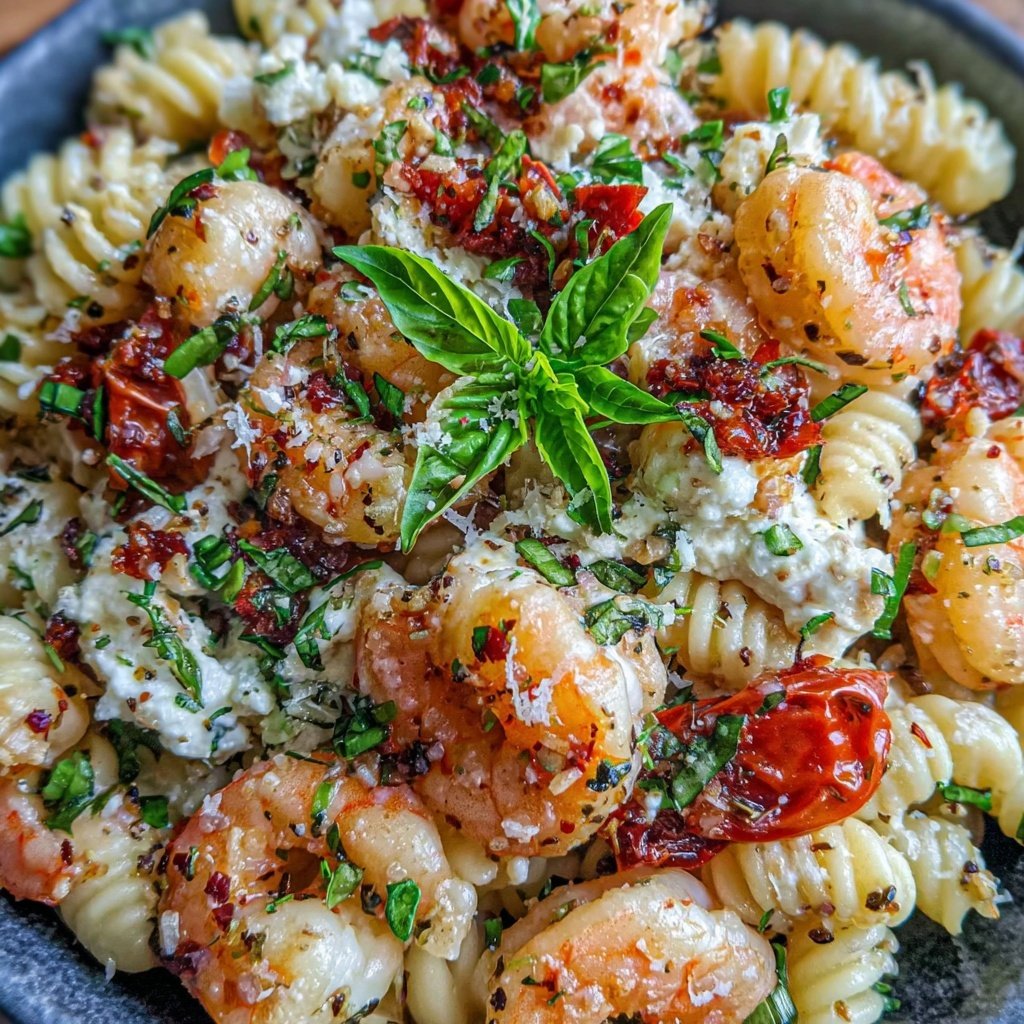 Shrimp Pasta With Lemon Ricotta