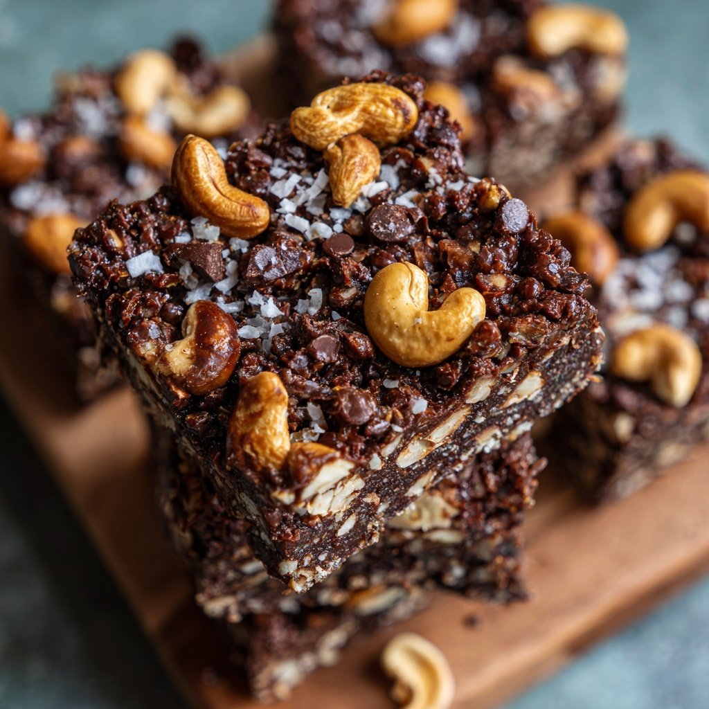 Chocolate Coconut Cashew Squares