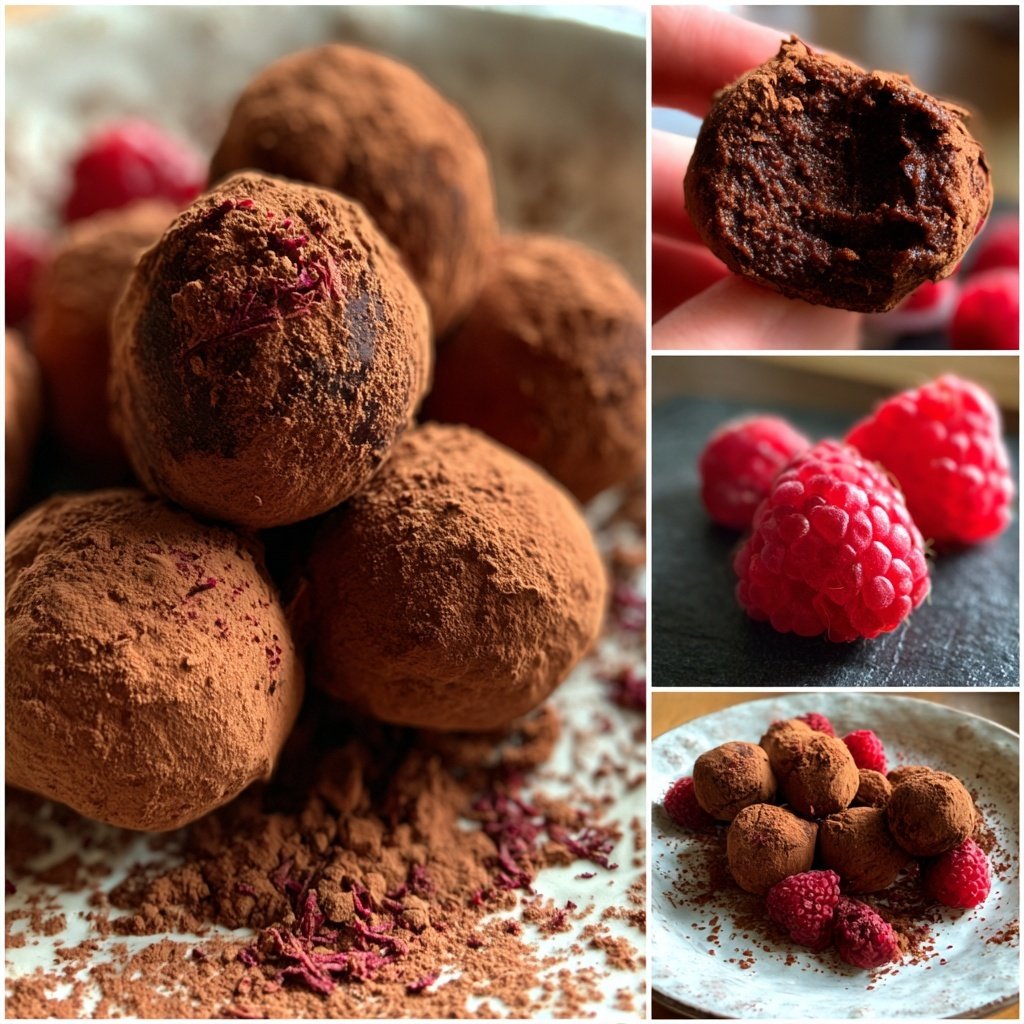 Chocolate Raspberry Truffles