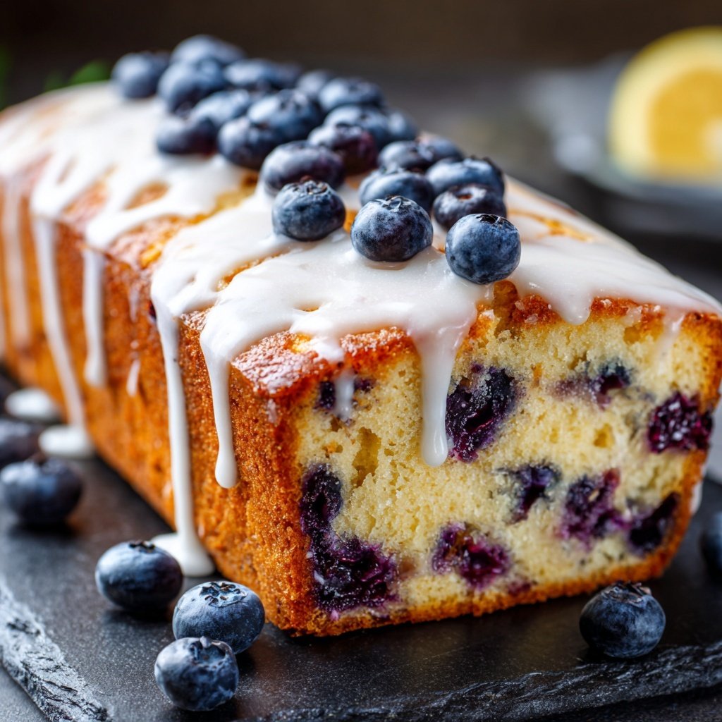 Blueberry Lemon Pound Cake