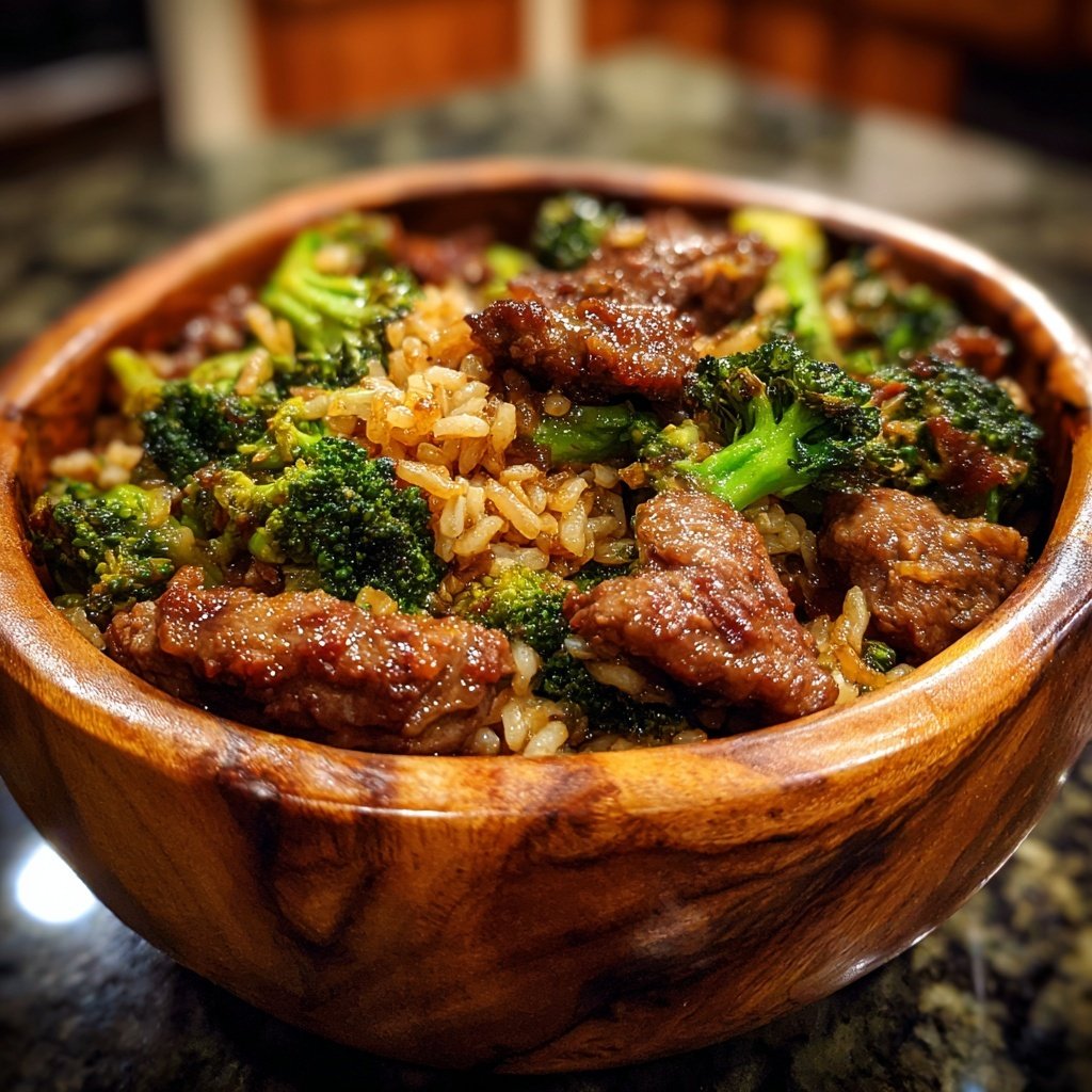 High Protein Beef Rice Bowl