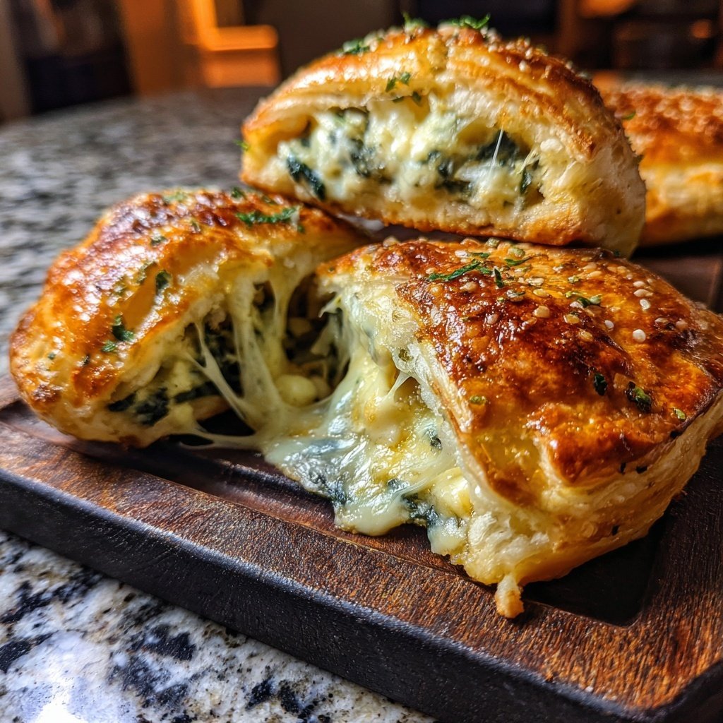 Super Bowl Party Food Spinach Ricotta Puffs