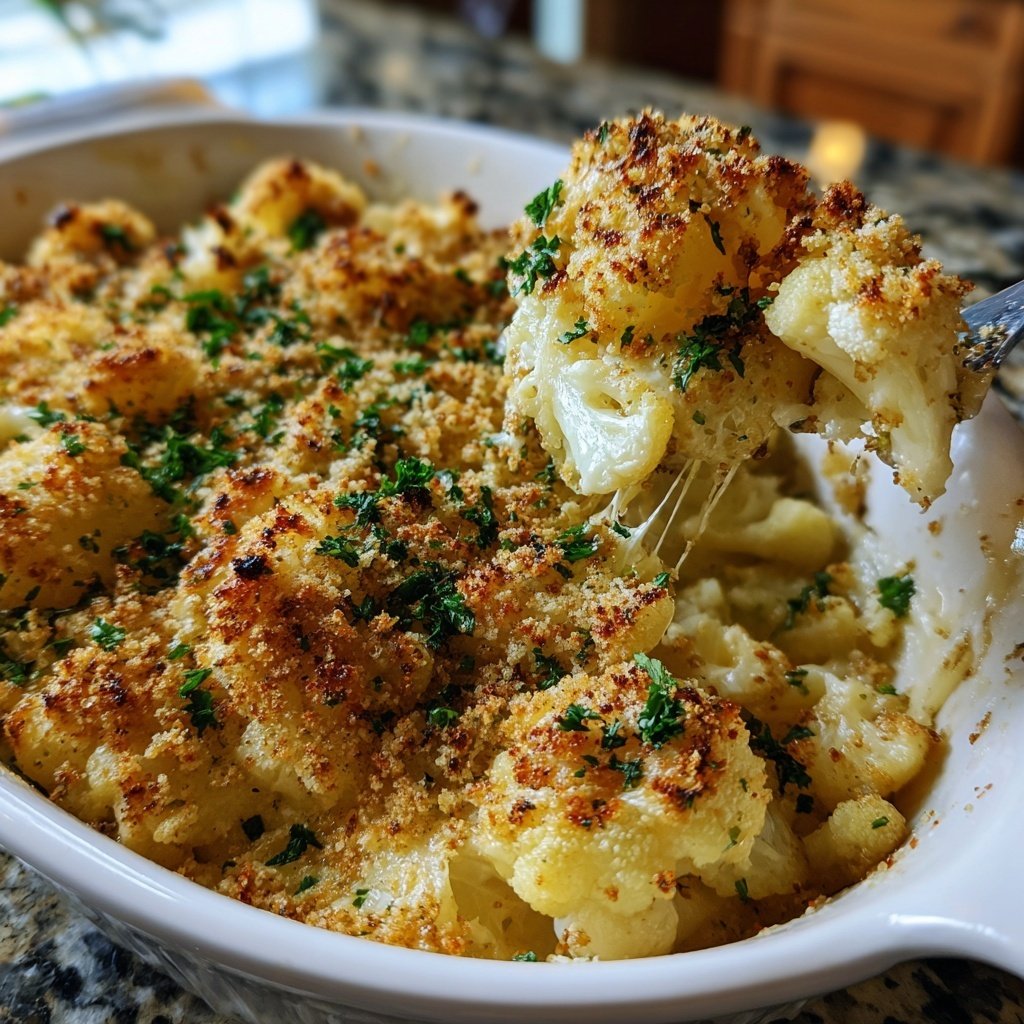 Sunday Creamy Cauliflower Bake