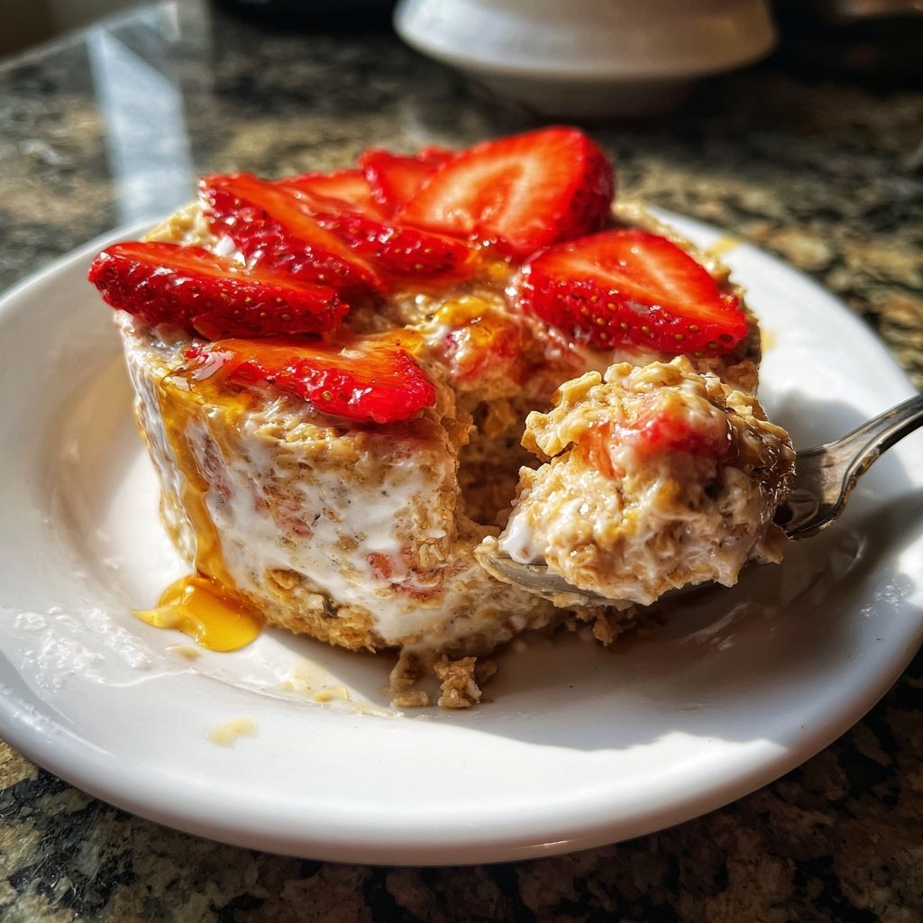 Strawberry Cheesecake Oatmeal