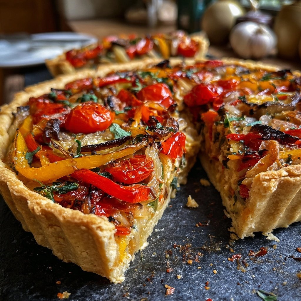 Roasted Vegetable Tart